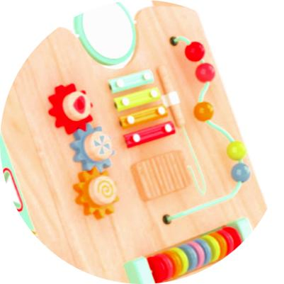 Premium Wooden Baby Walker Toy for Toddlers - Safe Basswood Push & Pull Toy with CE Certification