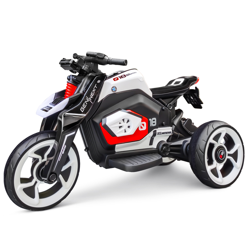 12V Kids Electric Ride On Motorcycle Toy - 3 Wheel Battery Powered Motorcycle for Boys & Girls Ages 3-8