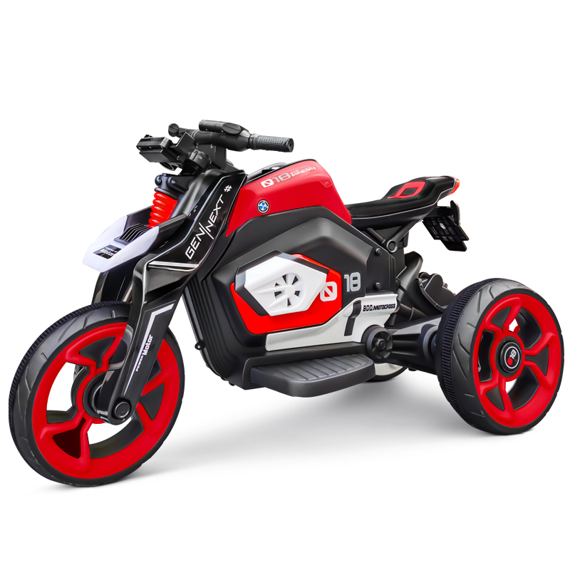 12V Kids Electric Ride On Motorcycle Toy - 3 Wheel Battery Powered Motorcycle for Boys & Girls Ages 3-8