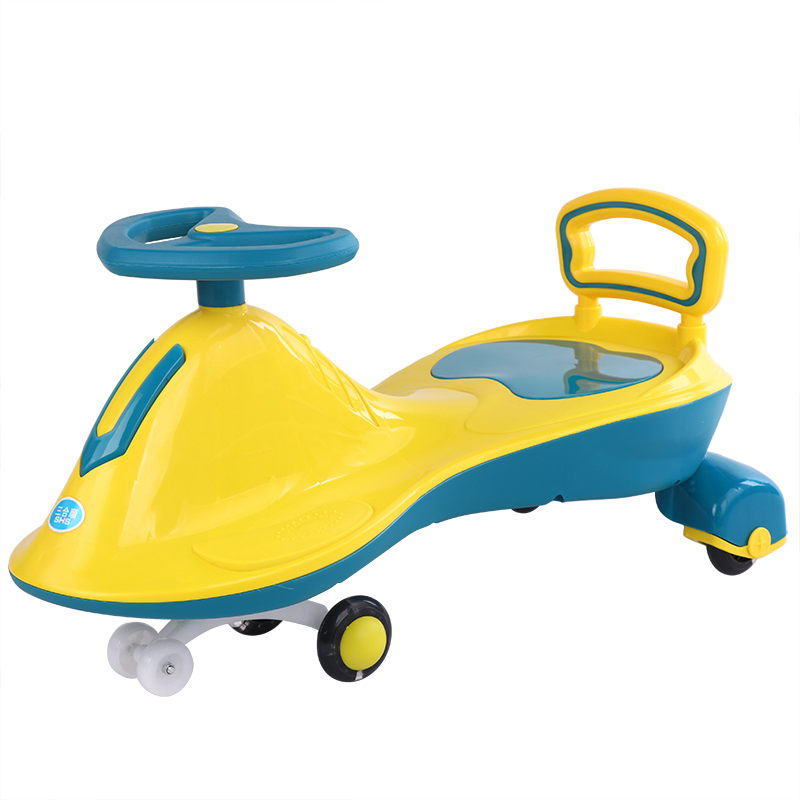 2024 New Swing Kids Twist Car - Safe Plastic Ride-On Toy for Children 3-8 Years