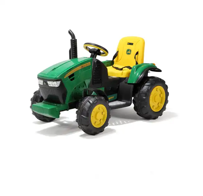 Kids Electric Ride-On Tractor Toy with Bucket for 1-7 Years Old Children - 12V Battery Powered