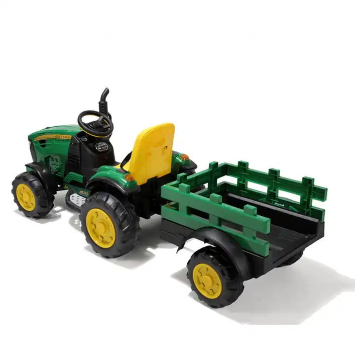 Kids Electric Ride-On Tractor Toy with Bucket for 1-7 Years Old Children - 12V Battery Powered