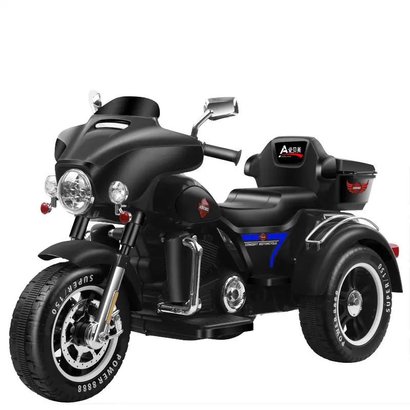 Premium 12V Battery Powered Three Wheel Kids Electric Motorcycle Toy for Ages 2-7 Years