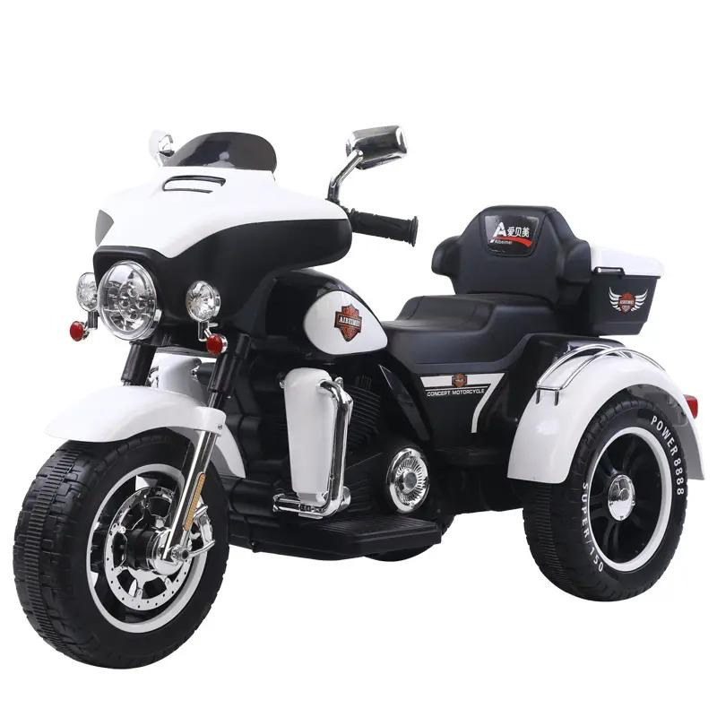 Premium 12V Battery Powered Three Wheel Kids Electric Motorcycle Toy for Ages 2-7 Years