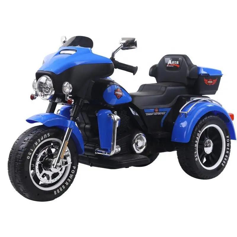 Premium 12V Battery Powered Three Wheel Kids Electric Motorcycle Toy for Ages 2-7 Years