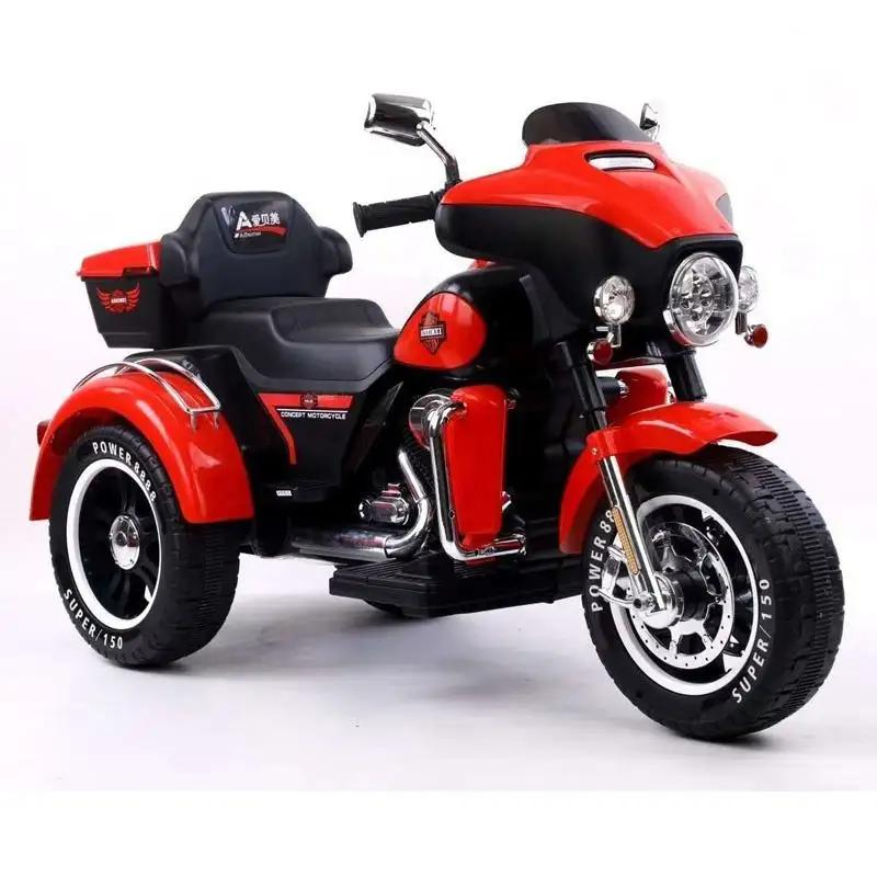 Premium 12V Battery Powered Three Wheel Kids Electric Motorcycle Toy for Ages 2-7 Years