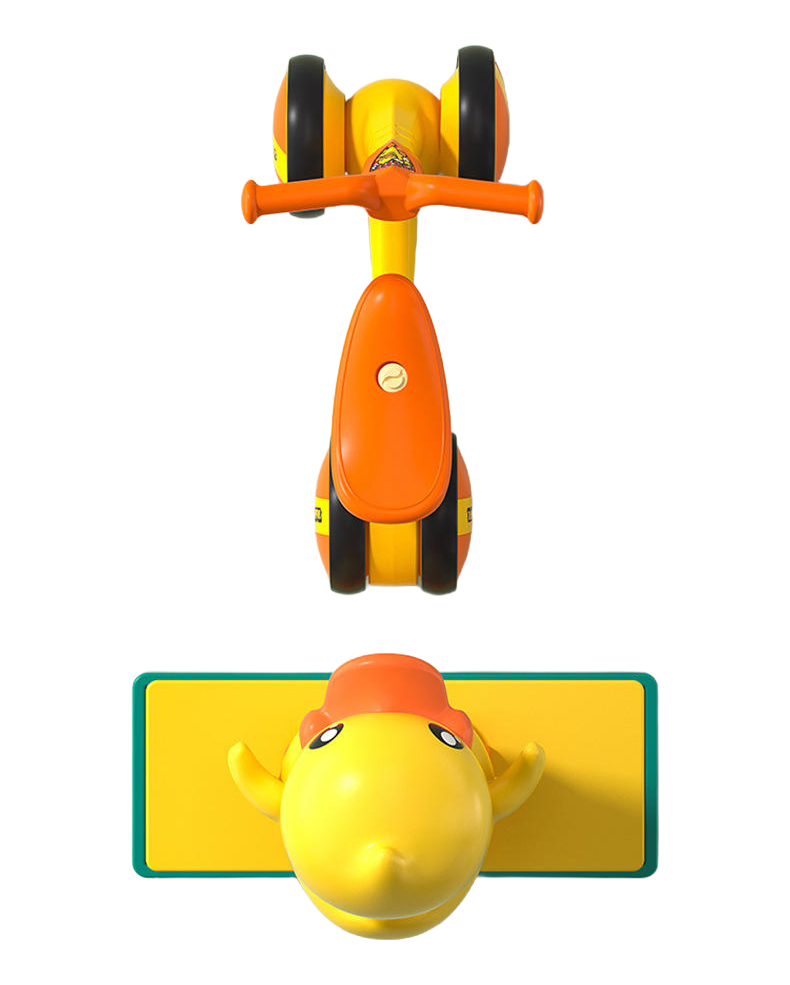 Little Yellow Duck Toddler Balance Scooter - 1-3 Years Old Kids Twisting Bike with CE Certification