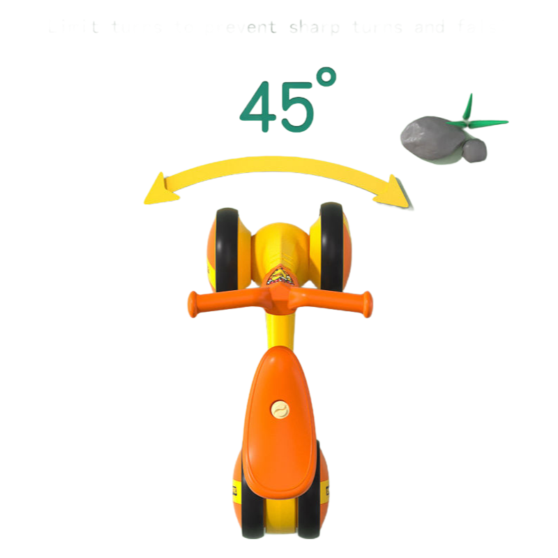 Little Yellow Duck Toddler Balance Scooter - 1-3 Years Old Kids Twisting Bike with CE Certification