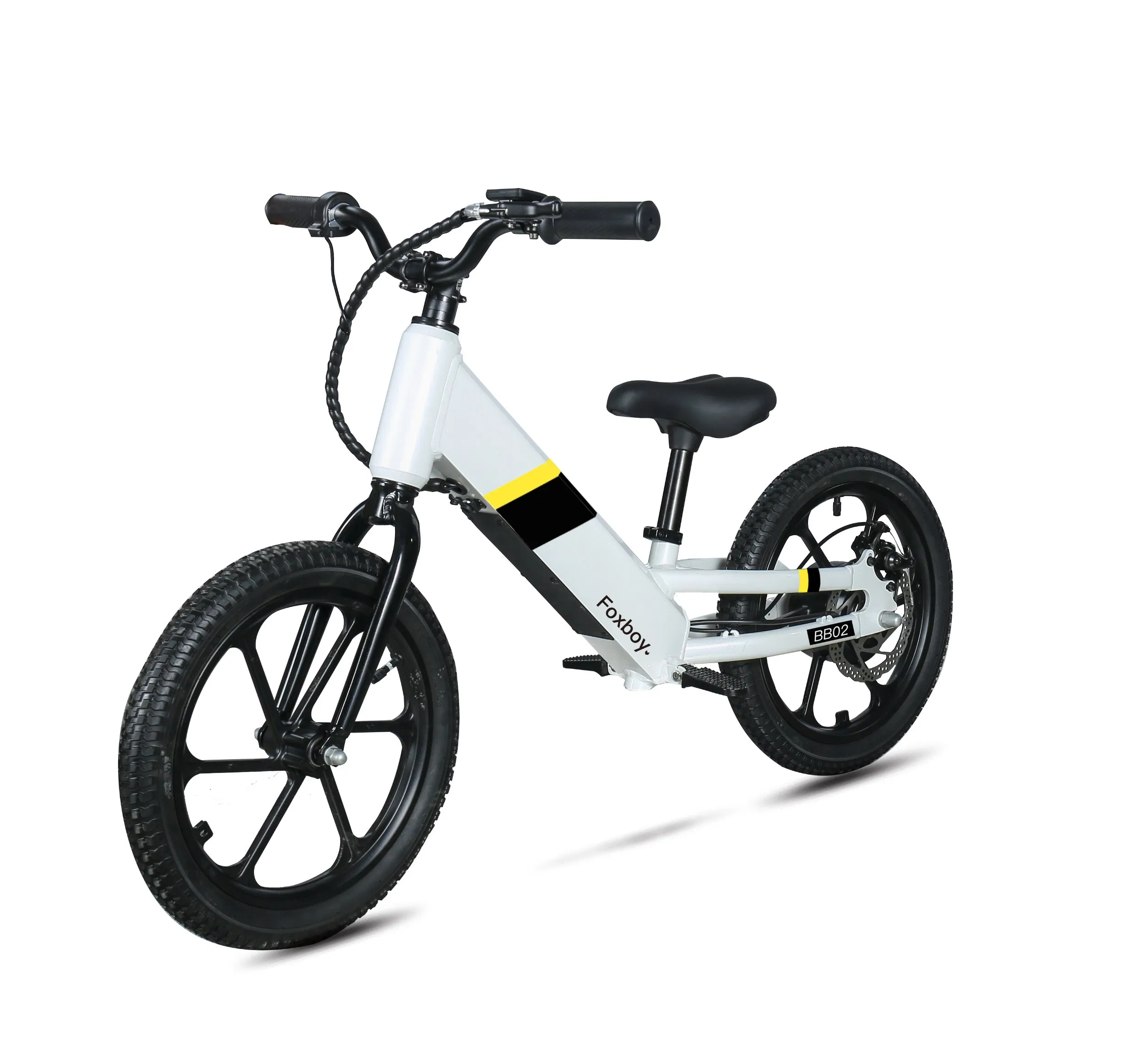 Foxboy 200W Kids Electric Balance Bike - 12 Inch Youth Training Bike with Lithium Battery