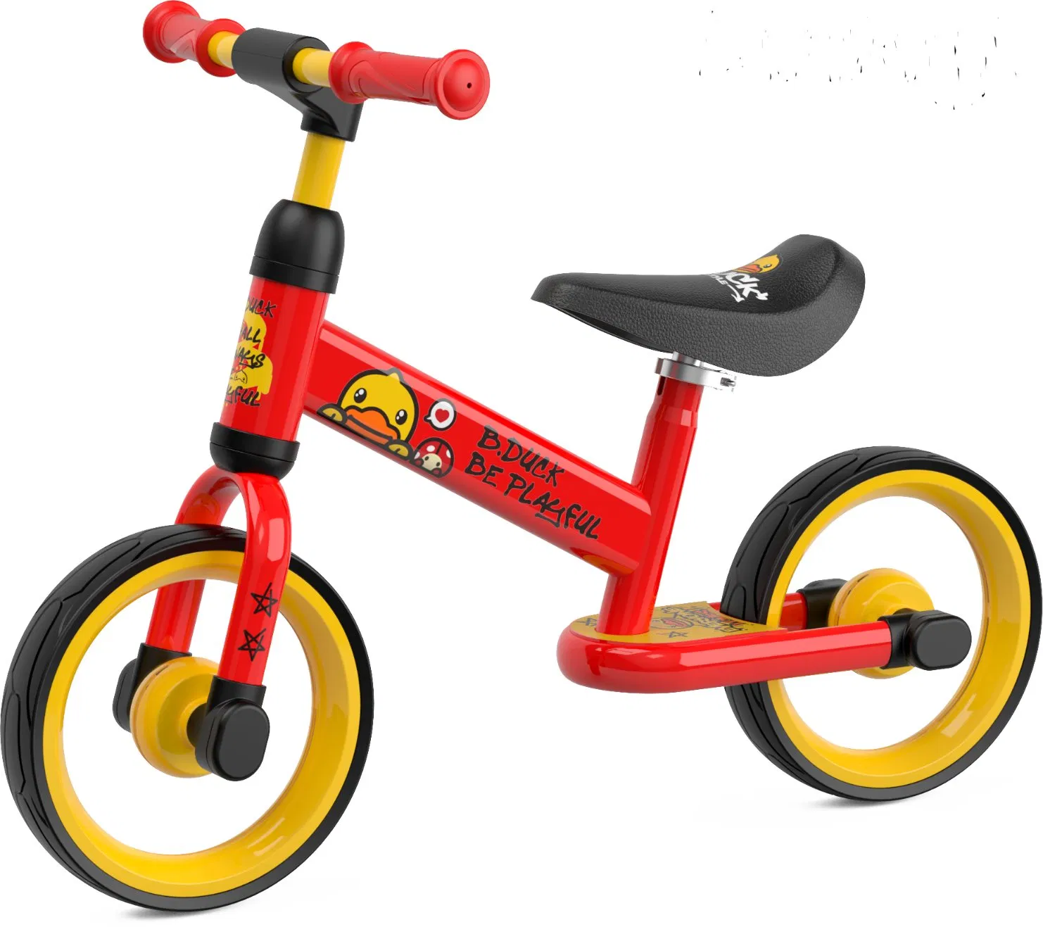 Customizable Kids Push Bike with Carbon Steel Frame and 50kg Load Capacity