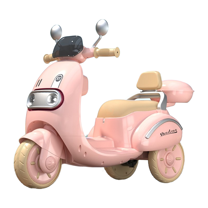 ST-616 Kids Electric Motorcycle - 3 Wheel Ride-On Toy for Outdoor Activities