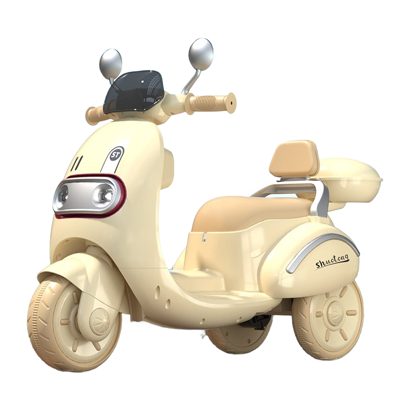 ST-616 Kids Electric Motorcycle - 3 Wheel Ride-On Toy for Outdoor Activities