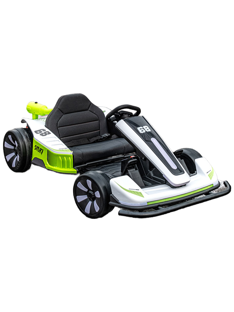 12V Kids Electric Drift Racing Car with Bluetooth Remote Control - AT-F1 Model
