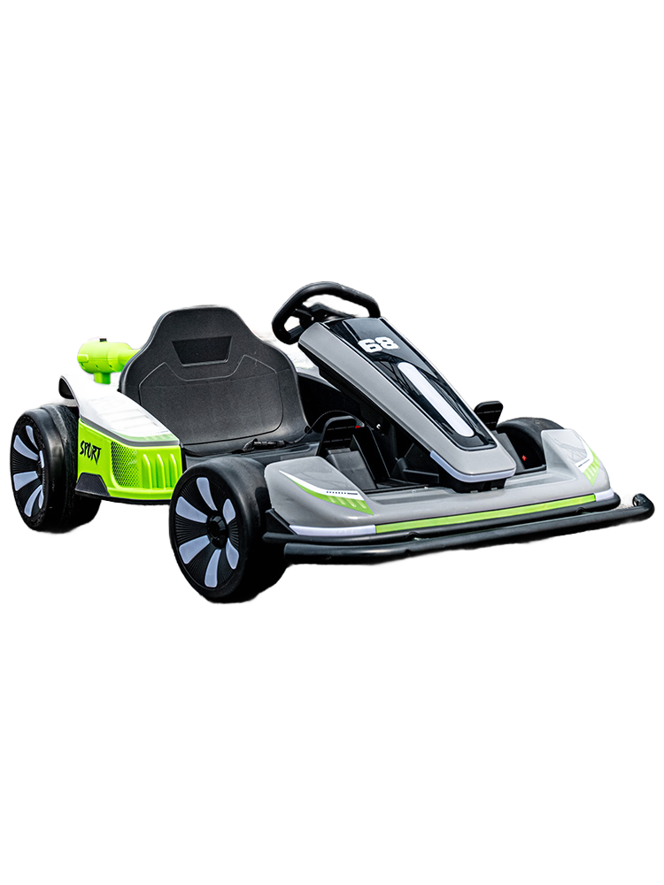 12V Kids Electric Drift Racing Car with Bluetooth Remote Control - AT-F1 Model