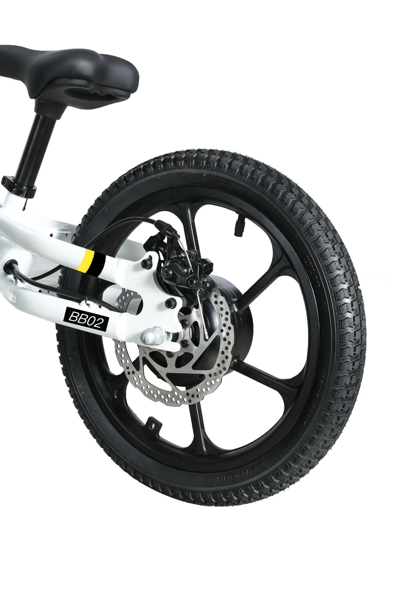 Foxboy 16 Inch Electric Kids Balance Bike with 5.2ah Battery - Aluminum Alloy Mini Bicycle for Children