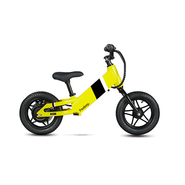 Foxboy 16 Inch Electric Kids Balance Bike with 5.2ah Battery - Aluminum Alloy Mini Bicycle for Children