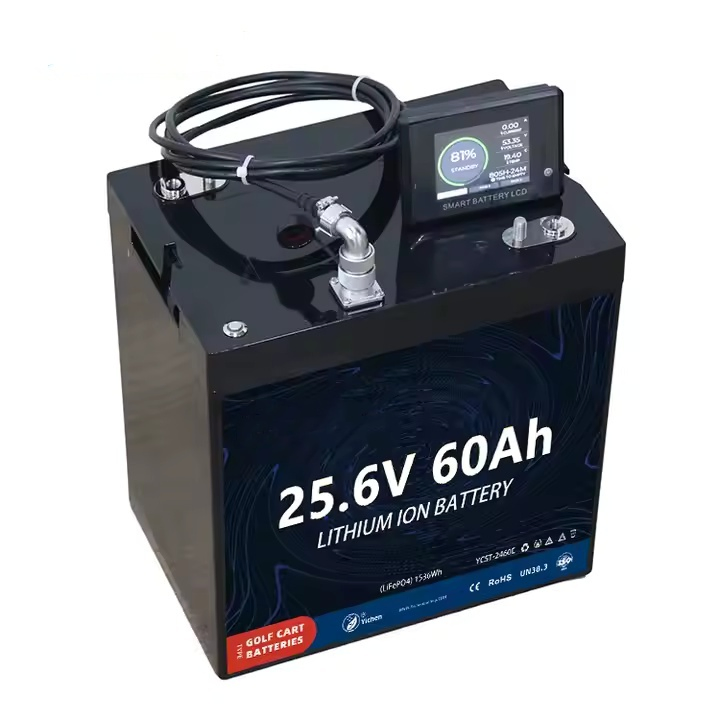 24V 60Ah LiFePO4 Golf Cart Battery - High-Performance Deep Cycle Lithium Battery for Electric Vehicles