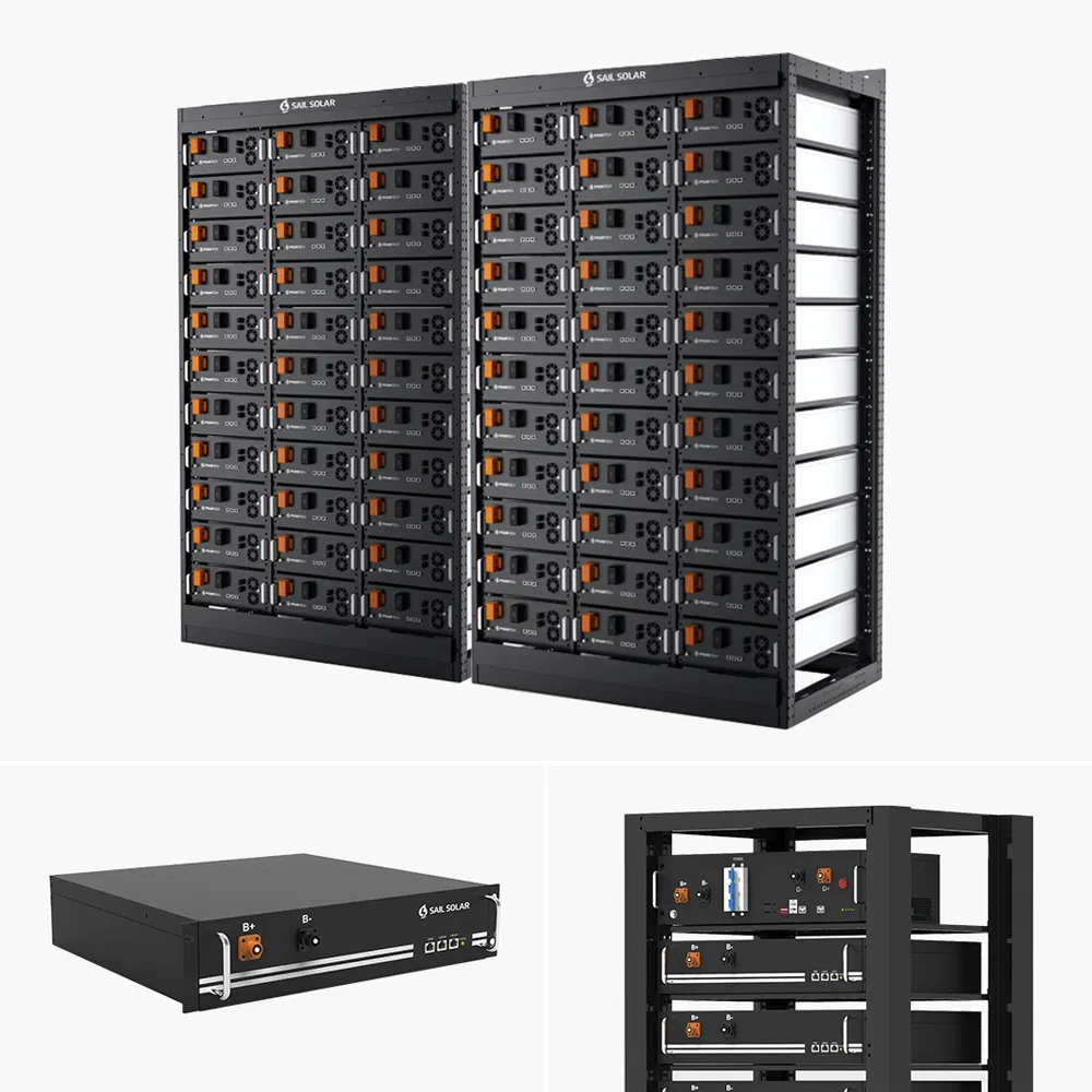 High Capacity 280Ah Lithium Battery Rack for Solar Systems - 100-200kWh Options