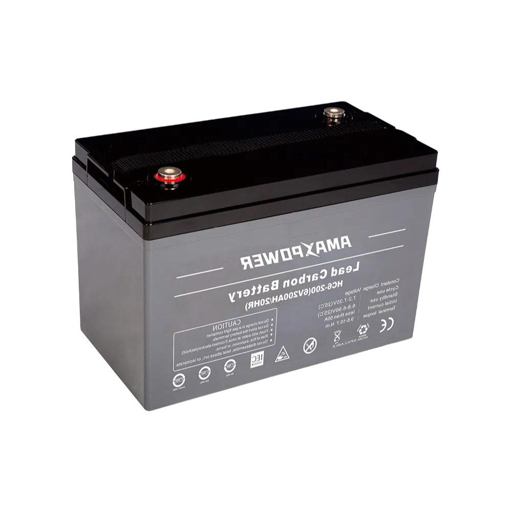 HC6-200 6V 200Ah Lead Carbon Battery for Solar Energy Storage Systems - Fast Charge & Long Life
