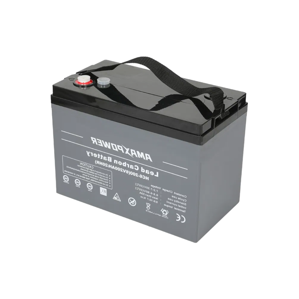 HC6-200 6V 200Ah Lead Carbon Battery for Solar Energy Storage Systems - Fast Charge & Long Life