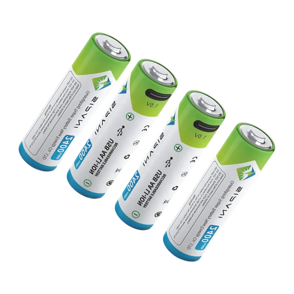 SIPANI 1.5V Rechargeable Lithium Ion AA AAA Batteries for Consumer Electronics and Toys
