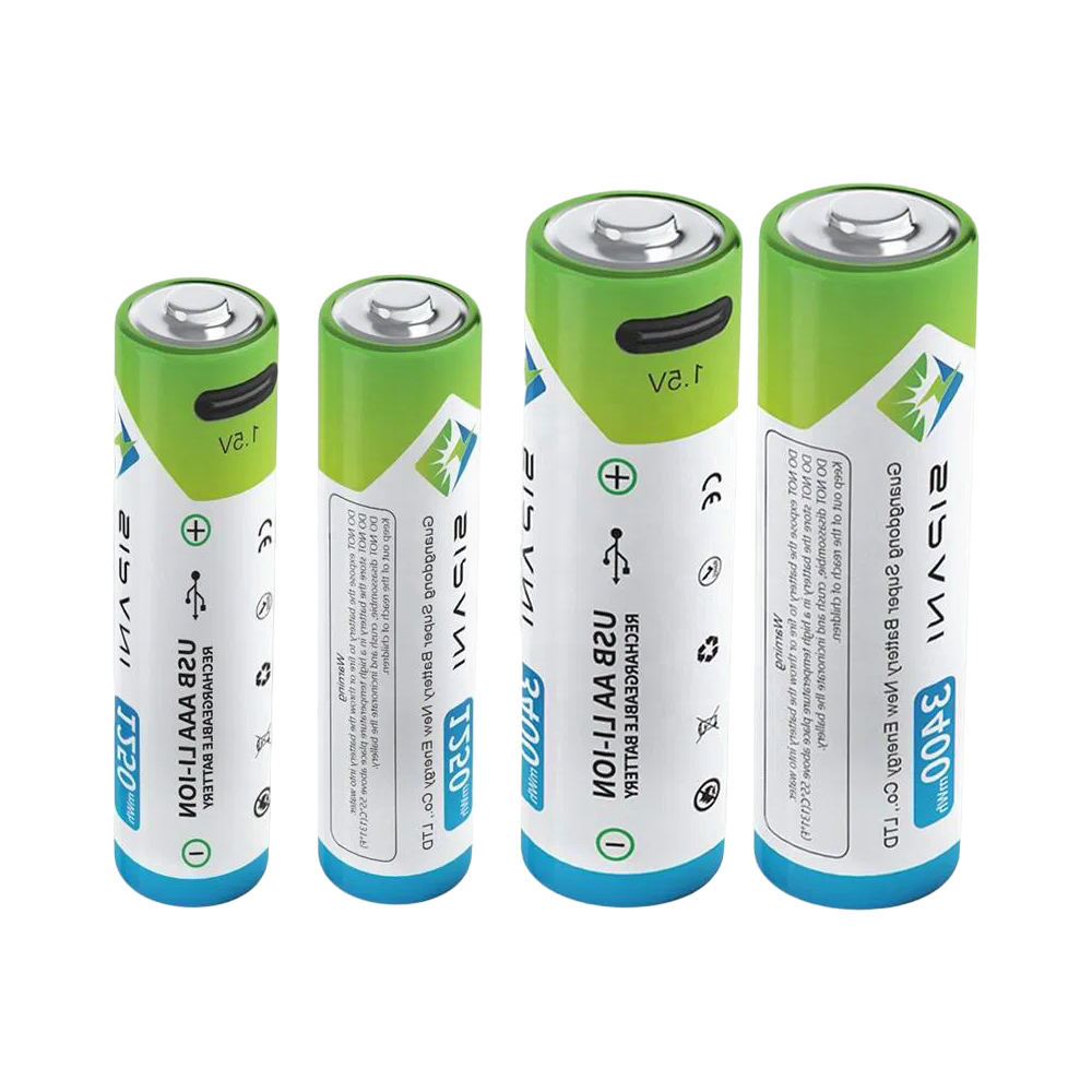SIPANI 1.5V Rechargeable Lithium Ion AA AAA Batteries for Consumer Electronics and Toys