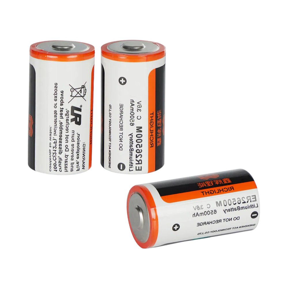 Customizable 3.6V 6500mAh ER26500M Lithium Thionyl Chloride Battery for Various Applications