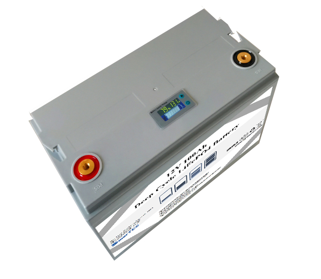 Custom OEM LiFePO4 Battery 12V 100Ah with Bluetooth Monitoring Function
