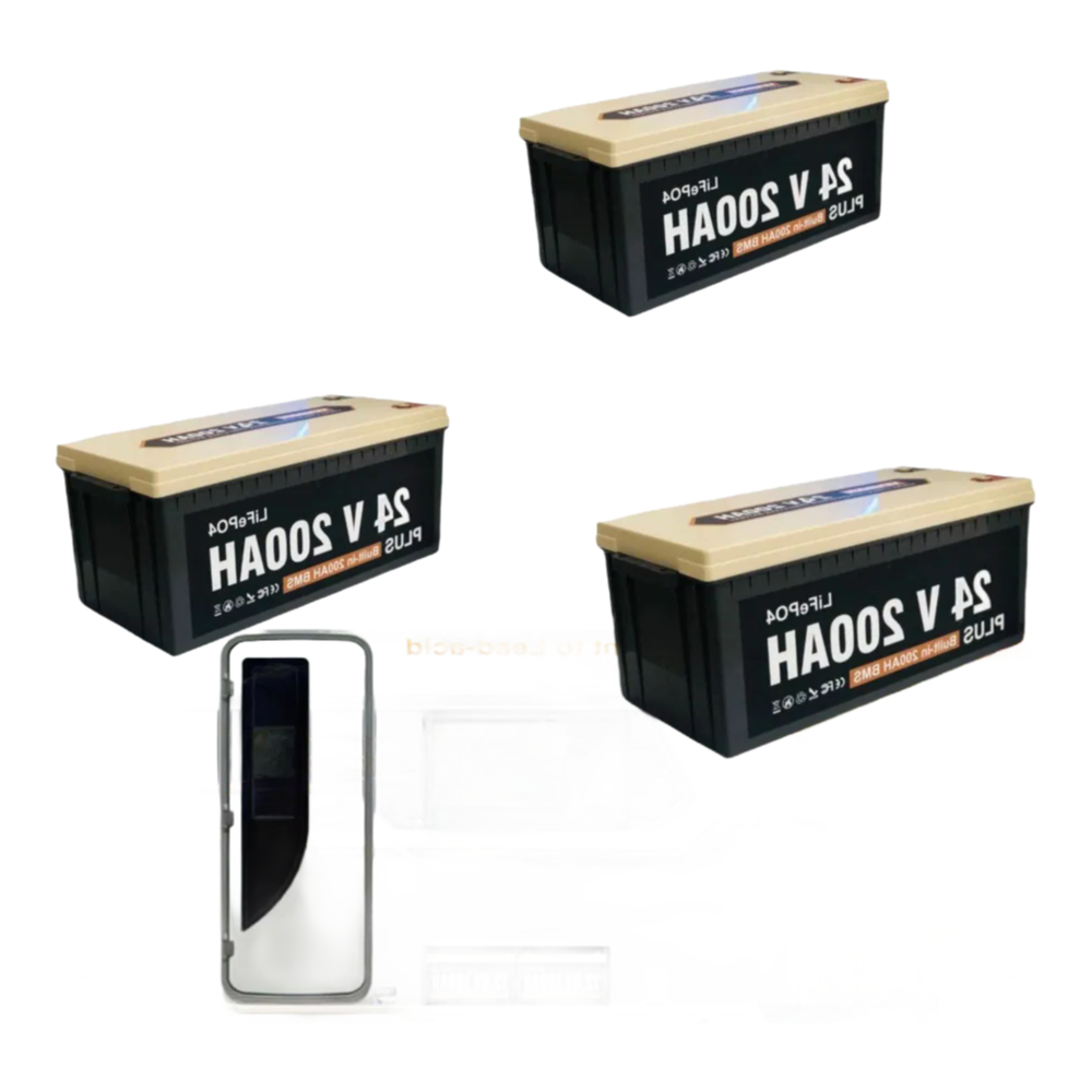 24V 200AH Lithium Iron Phosphate Battery with 3000 Cycles for Home Energy Storage