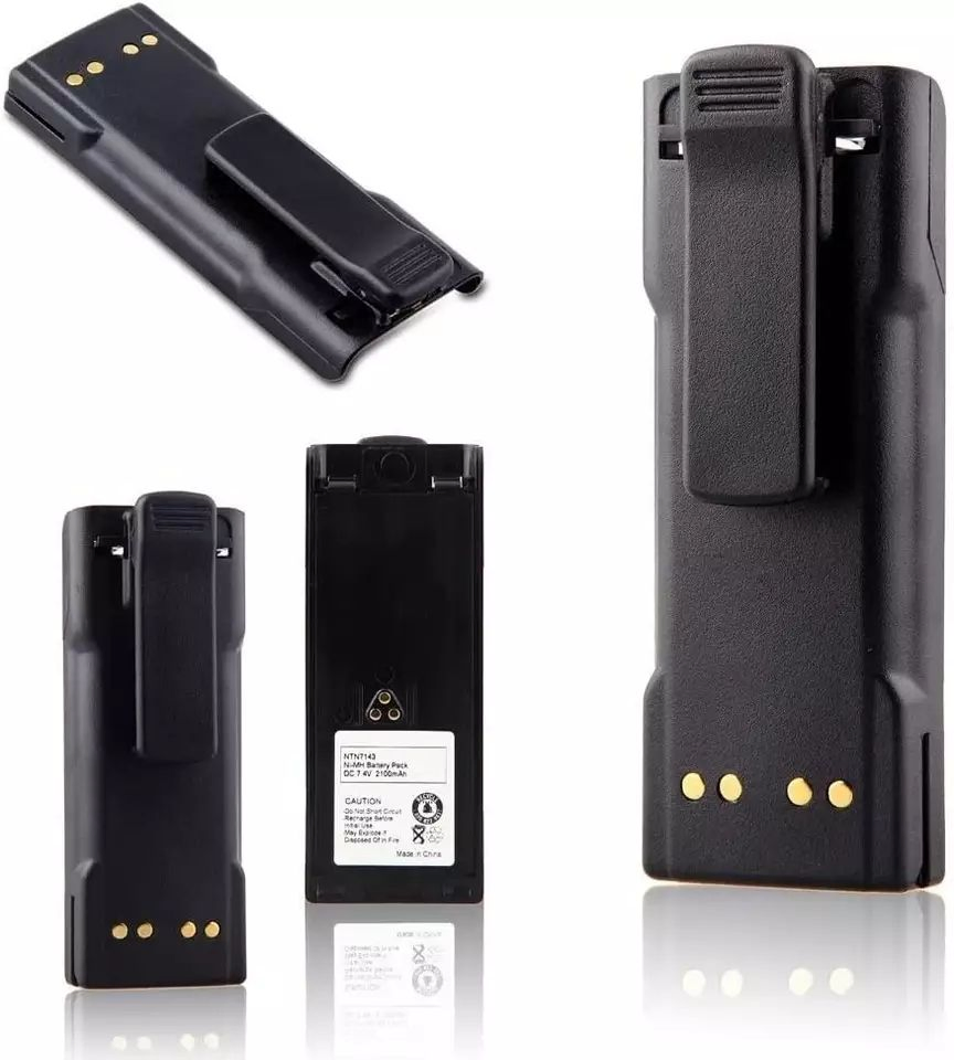 Bulk Supply NTN7144 Replacement Battery for Motorola MTS2000 MTX1200 Radios