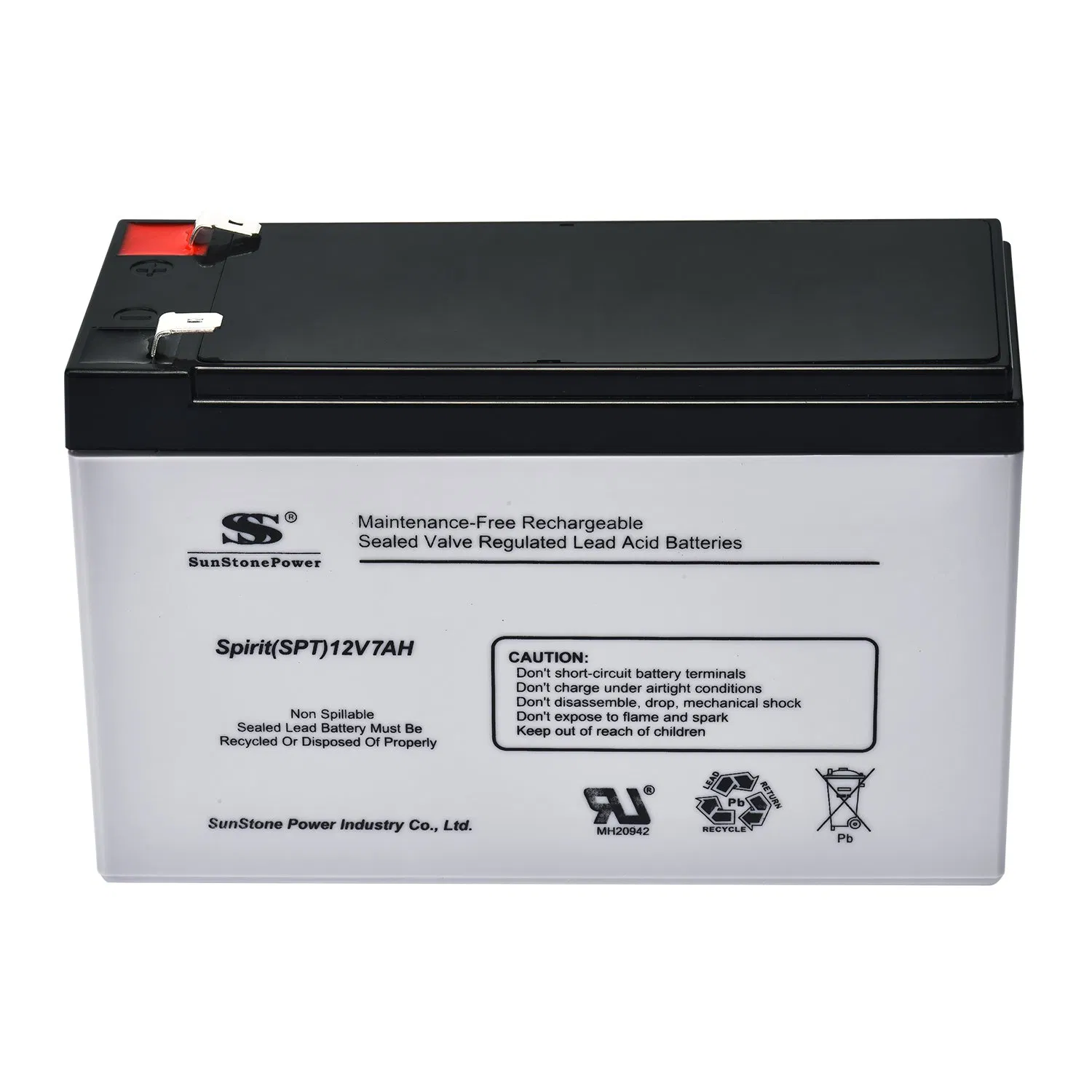 12V 8Ah Lead-Acid Battery SPT12-8 for UPS Power Backup Systems Wholesale Supply