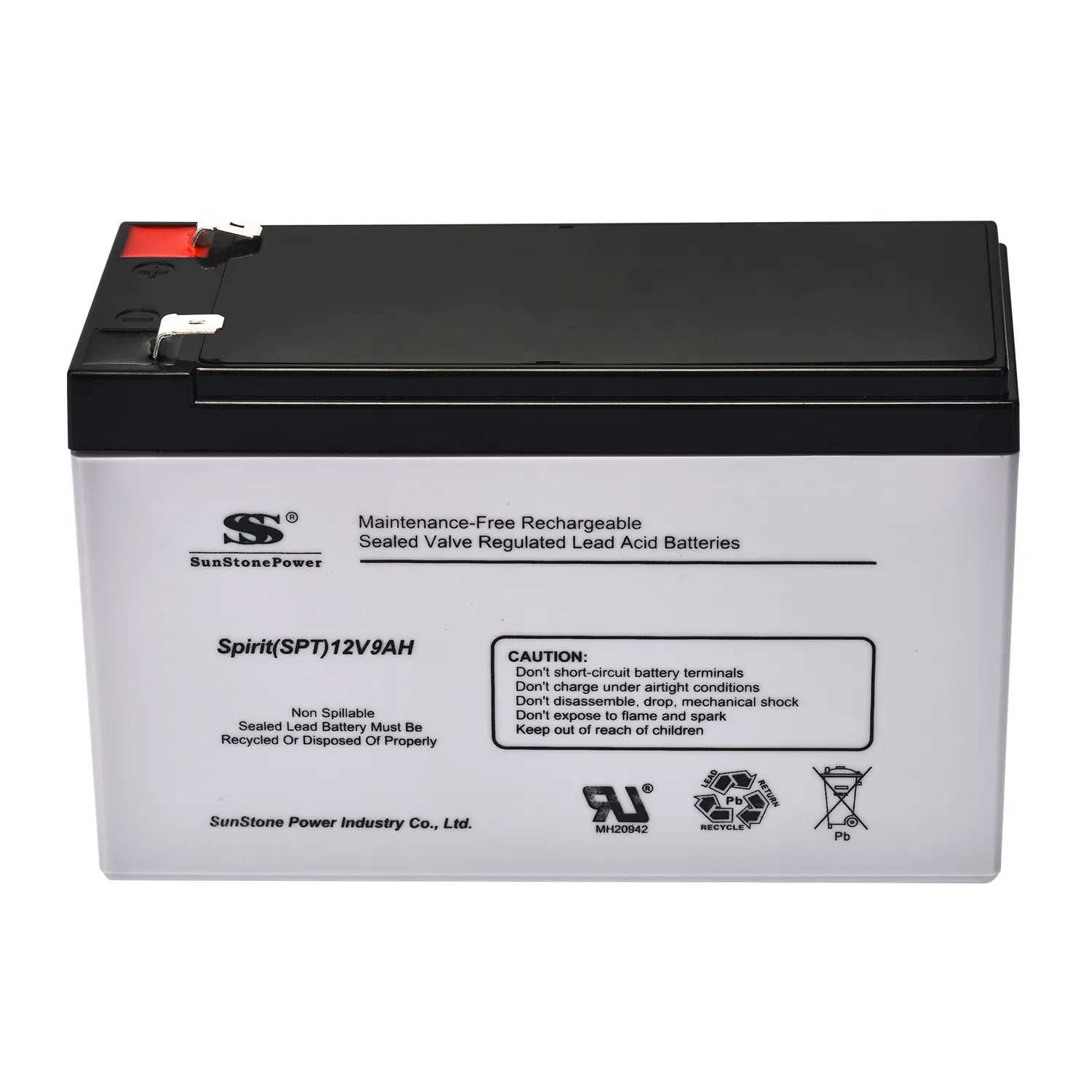 12V 8Ah Lead-Acid Battery SPT12-8 for UPS Power Backup Systems Wholesale Supply