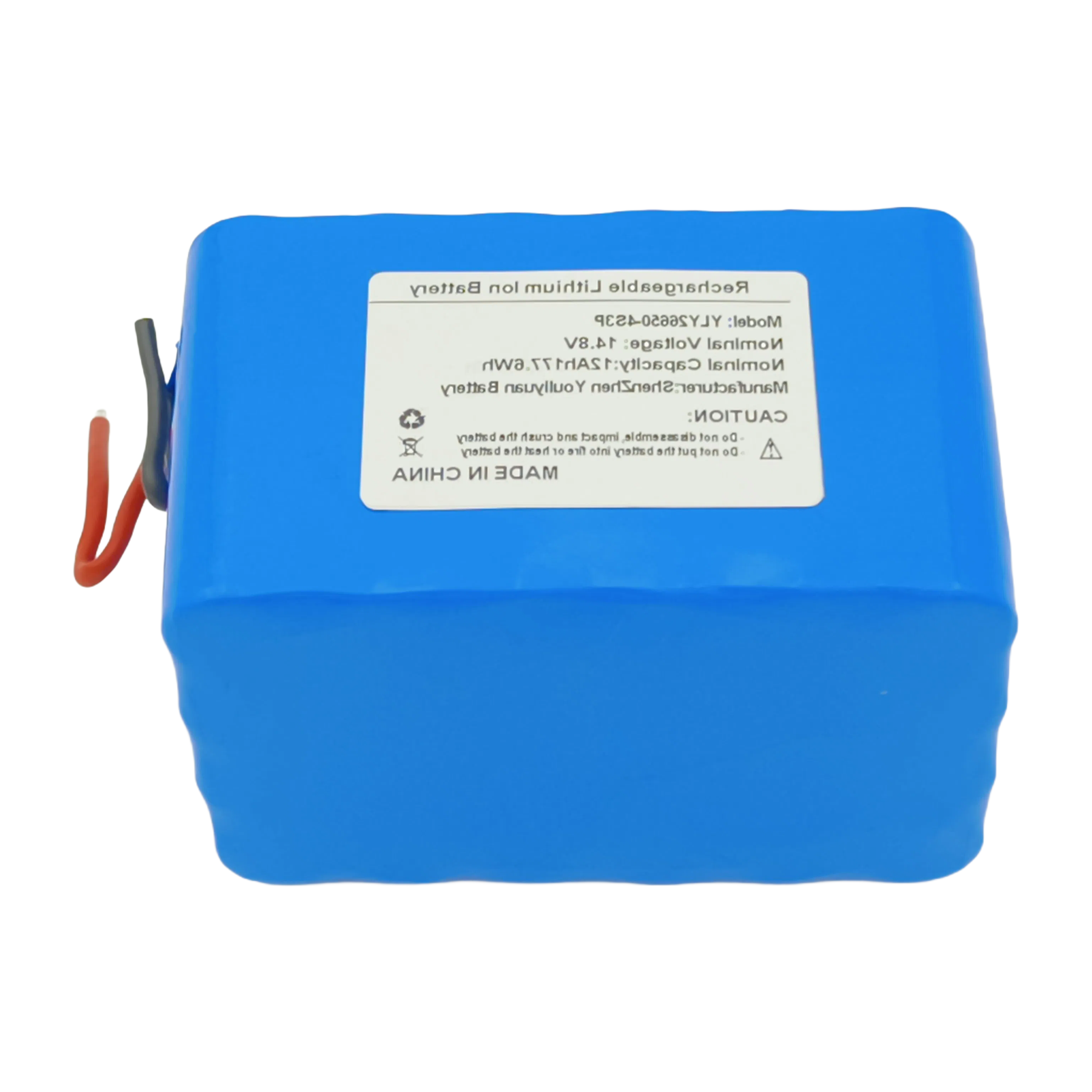 14.8V 12Ah Lithium-Ion Battery Pack for Solar LED Light and Storage System