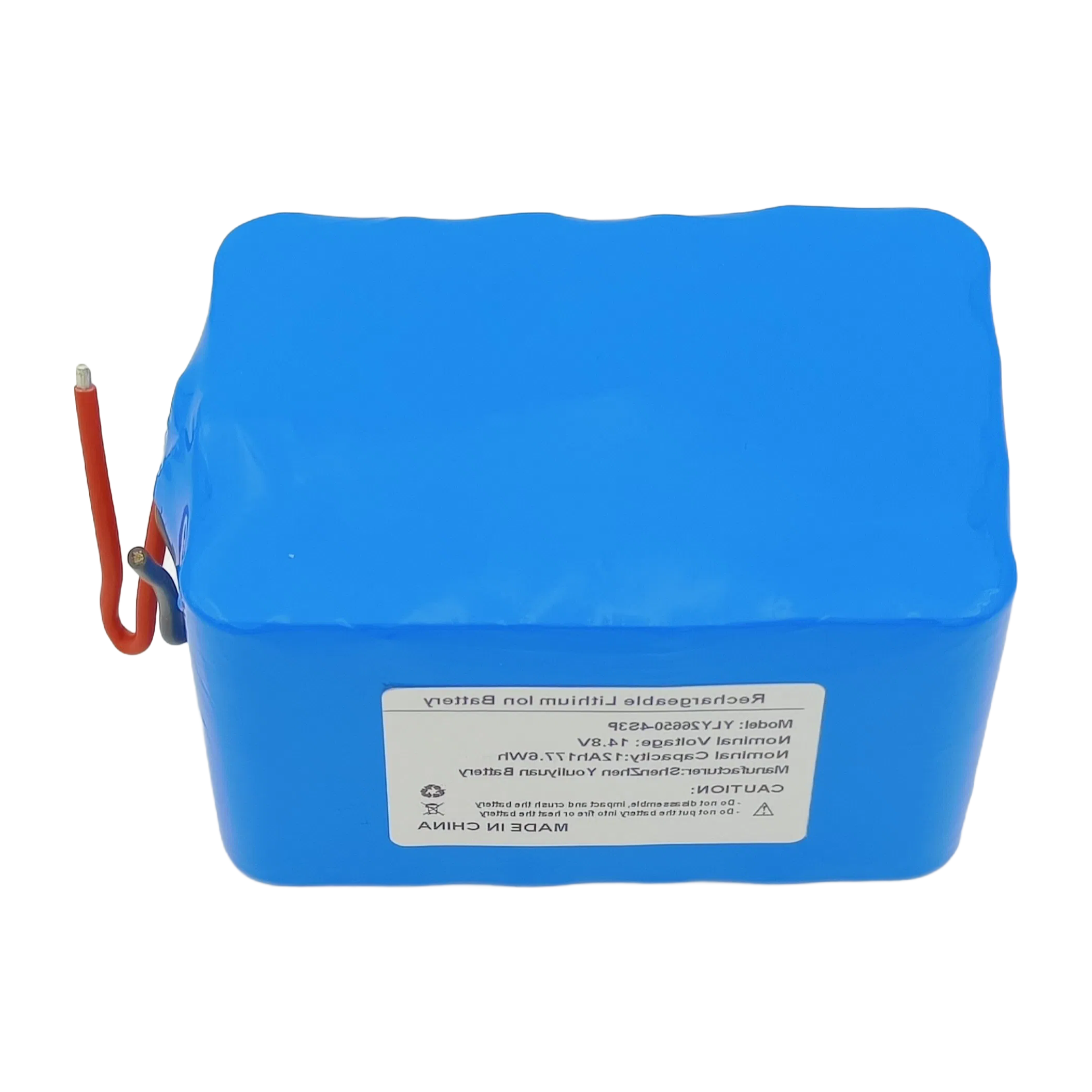 14.8V 12Ah Lithium-Ion Battery Pack for Solar LED Light and Storage System