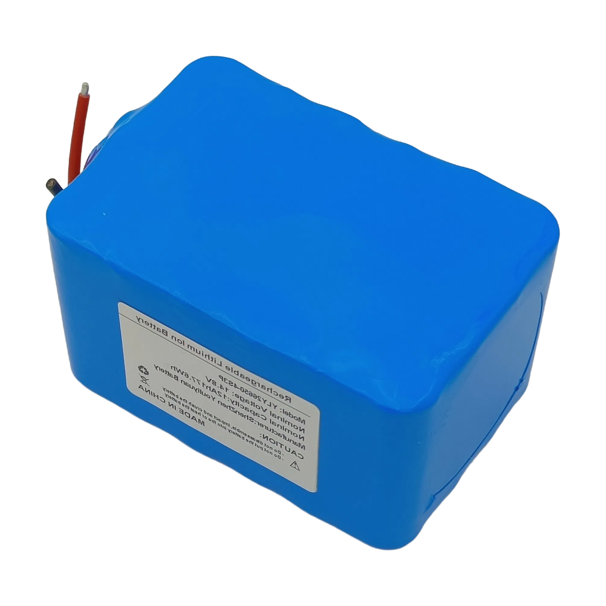 14.8V 12Ah Lithium-Ion Battery Pack for Solar LED Light and Storage System
