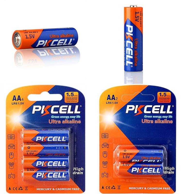 Bulk Order Customized Packaging LR6 1.5V AA Alkaline Batteries for Medical Instruments