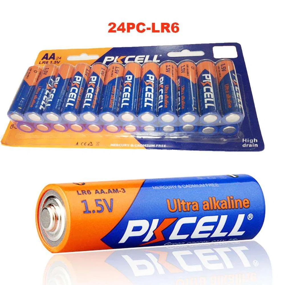 Bulk Order Customized Packaging LR6 1.5V AA Alkaline Batteries for Medical Instruments