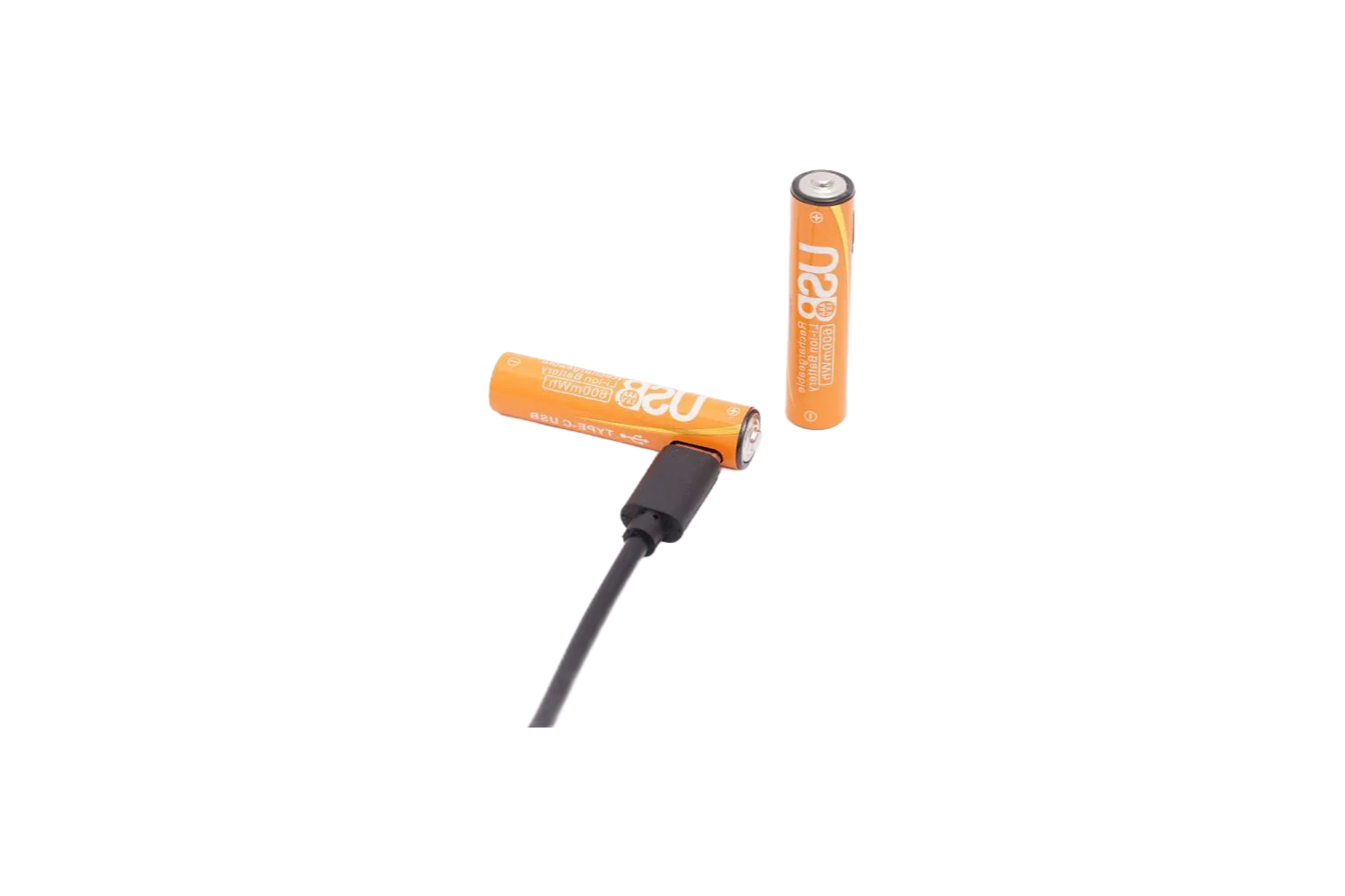 High Capacity 1.5V 600mWh USB Rechargeable AAA Lithium Battery for Electronics