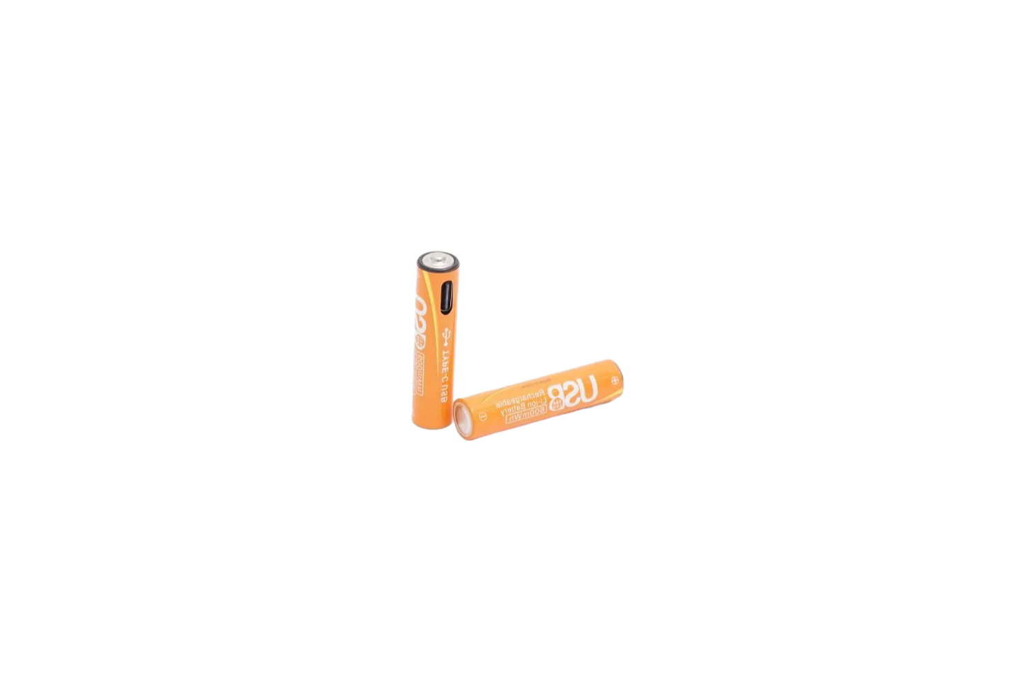 High Capacity 1.5V 600mWh USB Rechargeable AAA Lithium Battery for Electronics