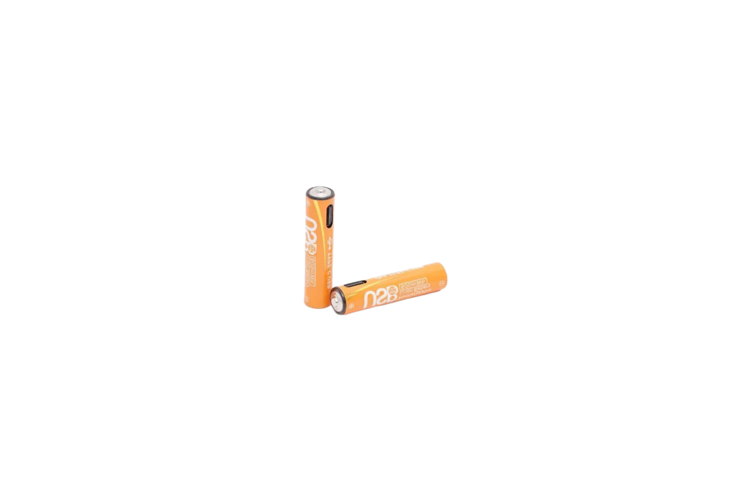 High Capacity 1.5V 600mWh USB Rechargeable AAA Lithium Battery for Electronics