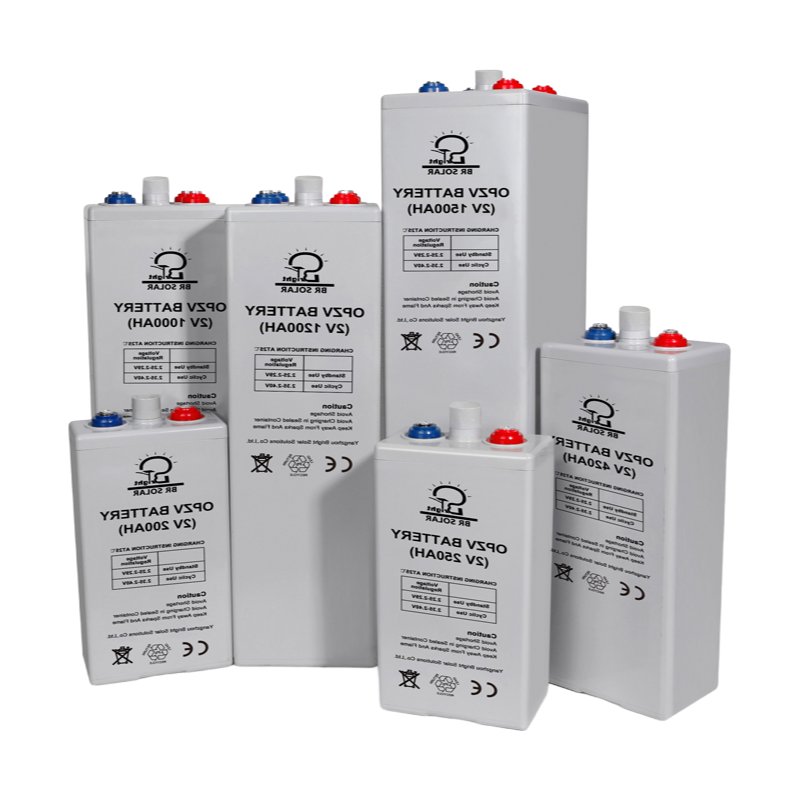 Custom 2V-12V 30AH-3000AH Deep Cycle OPzV Gel Battery for Solar Energy Storage
