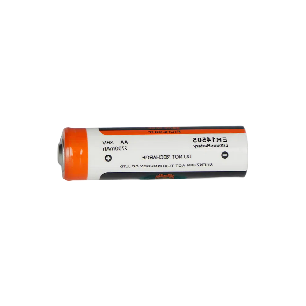 High Capacity ER14505 Non-Rechargeable Lithium Battery 2700mAh 3.6V OEM Supplier