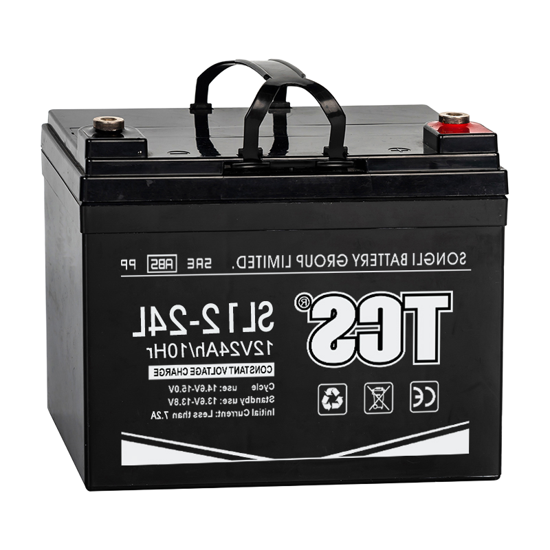 TCS Brand SL12-24L Maintenance Free Lead-Acid Battery with 3-5 Years Service Life - Customizable Options