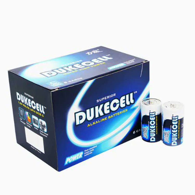 Wholesale C Type Alkaline Batteries Factory Direct with ISO9001 and RoHS Compliance