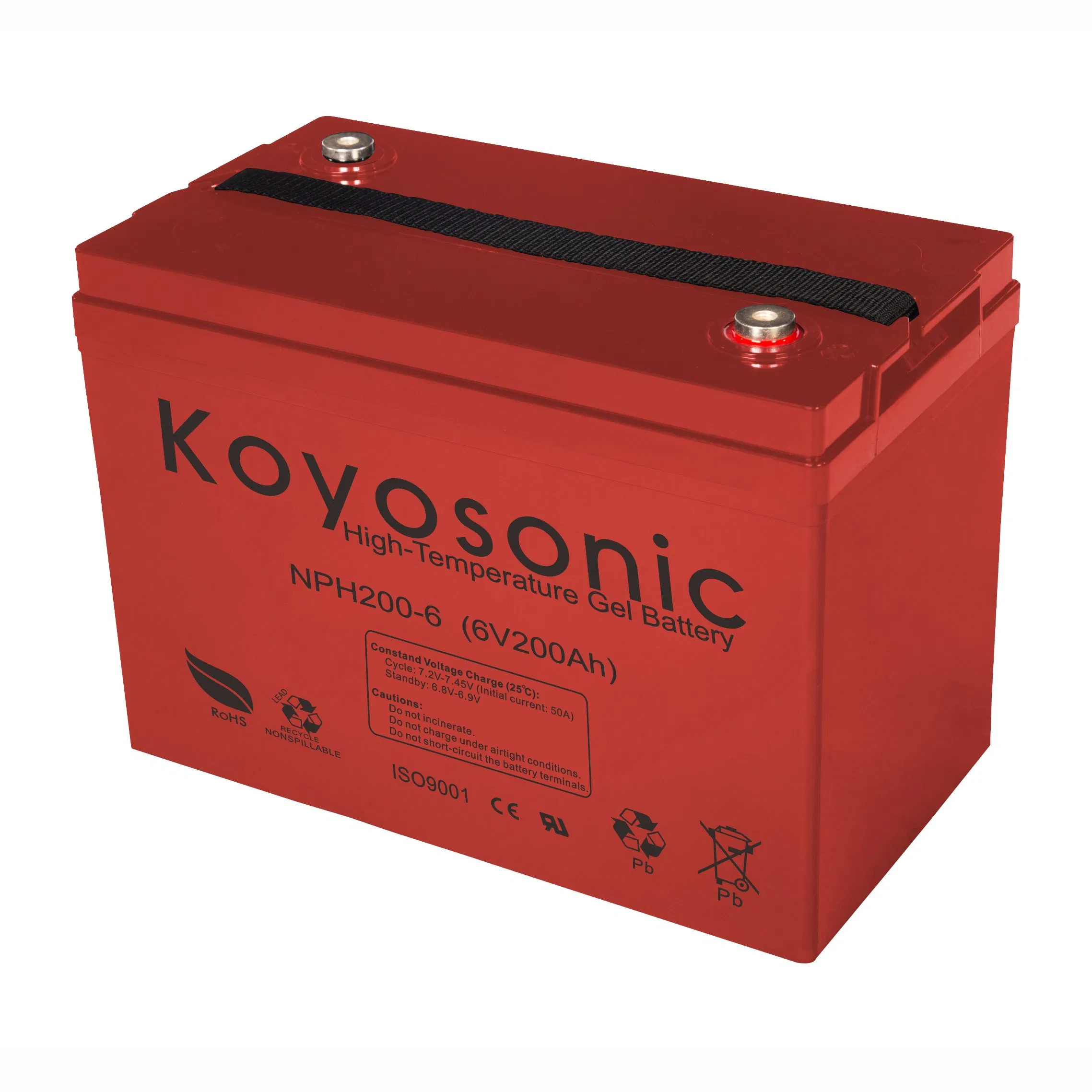 High Capacity 6V 200Ah AGM Battery Supplier for Golf Carts and Wheelchairs