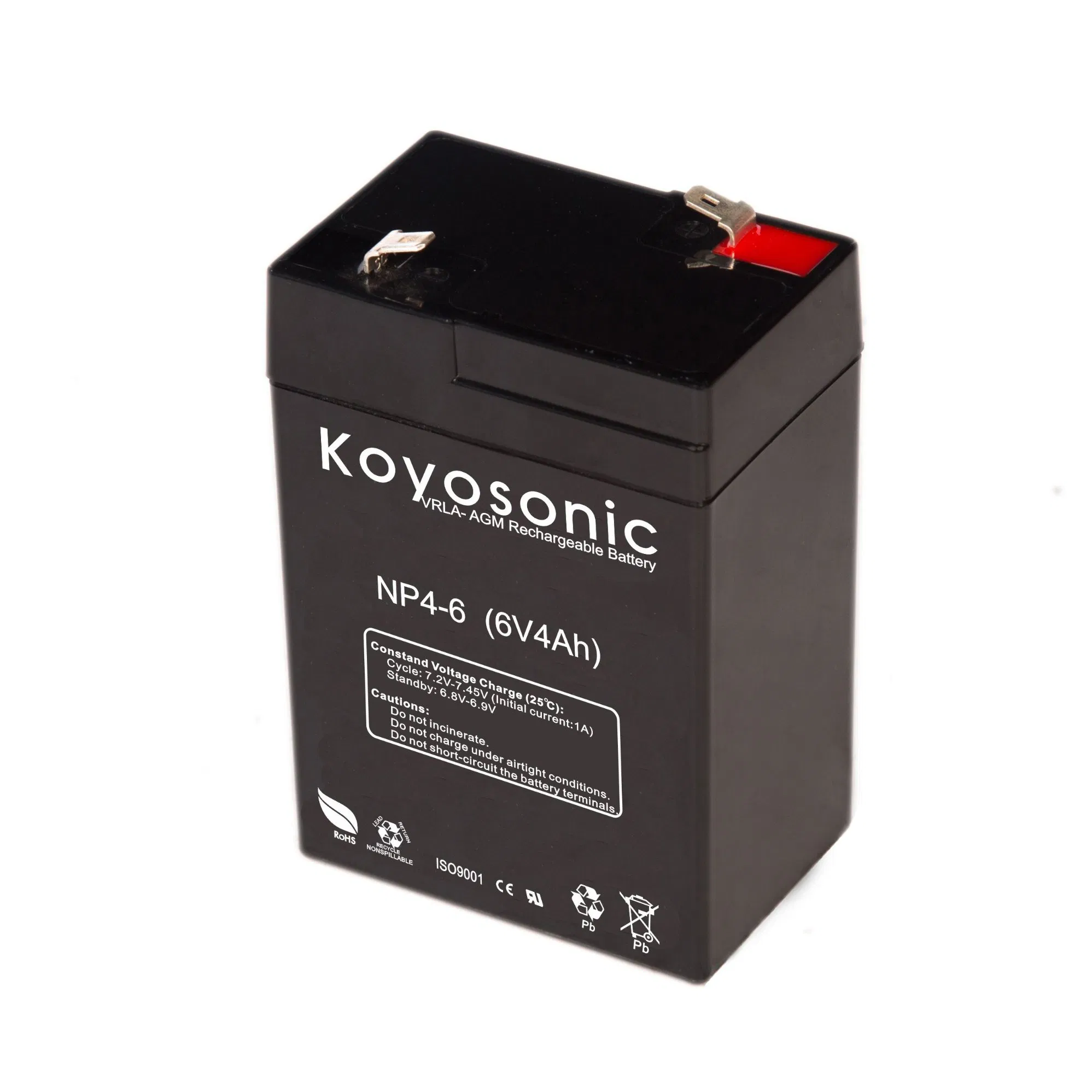 NP4.5-6 6V 4.5Ah Rechargeable SLA Battery OEM Factory Wholesale Price