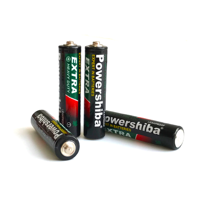 1.5V UM4 AAA Carbon Zinc Battery R03 Bulk Wholesale for OEM Custom Orders