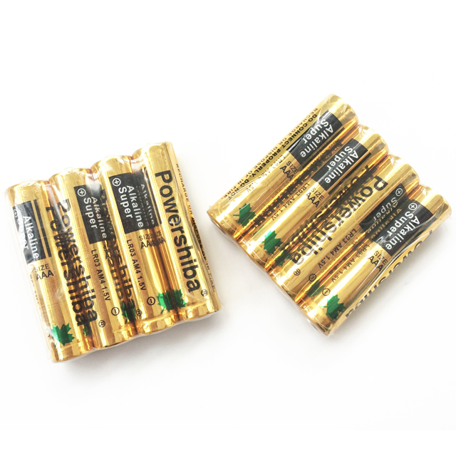 Customizable AAA Alkaline Batteries 5 Years Shelf Life for Wholesale and OEM Service