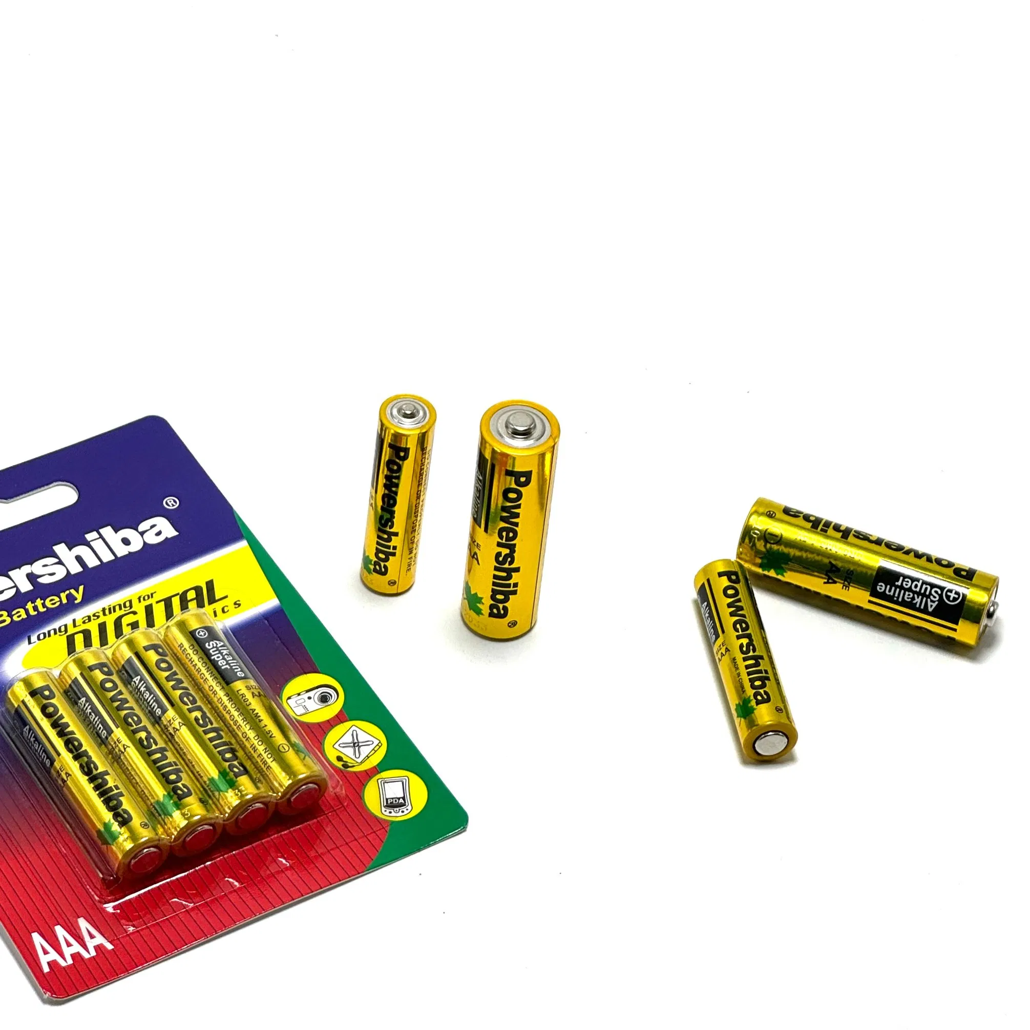 High Performance Alkaline AAA Batteries LR03 for Remote Controls & Electronic Devices