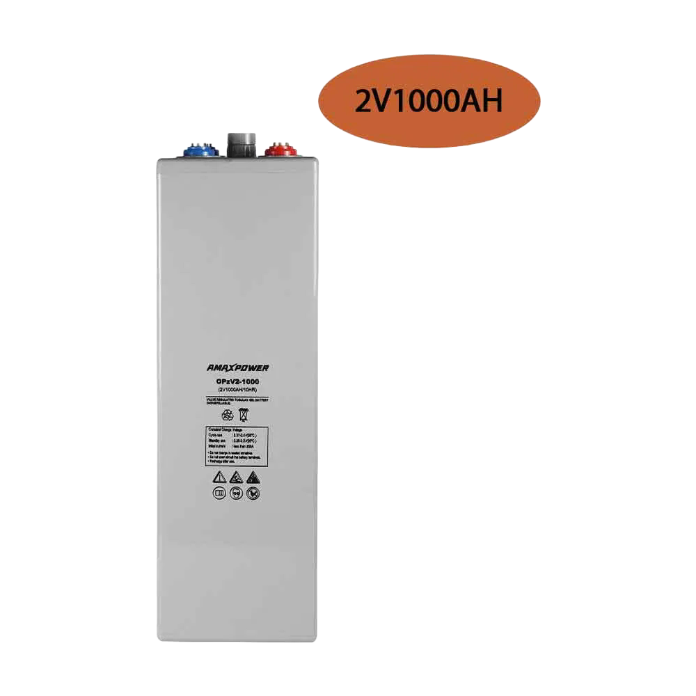 2V 1000Ah OPzV Tubular Gel Deep Cycle Battery for Solar/UPS/Medical Equipment